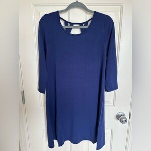 Francesca’s Collections Knit Dress with Back Cutout Size Medium